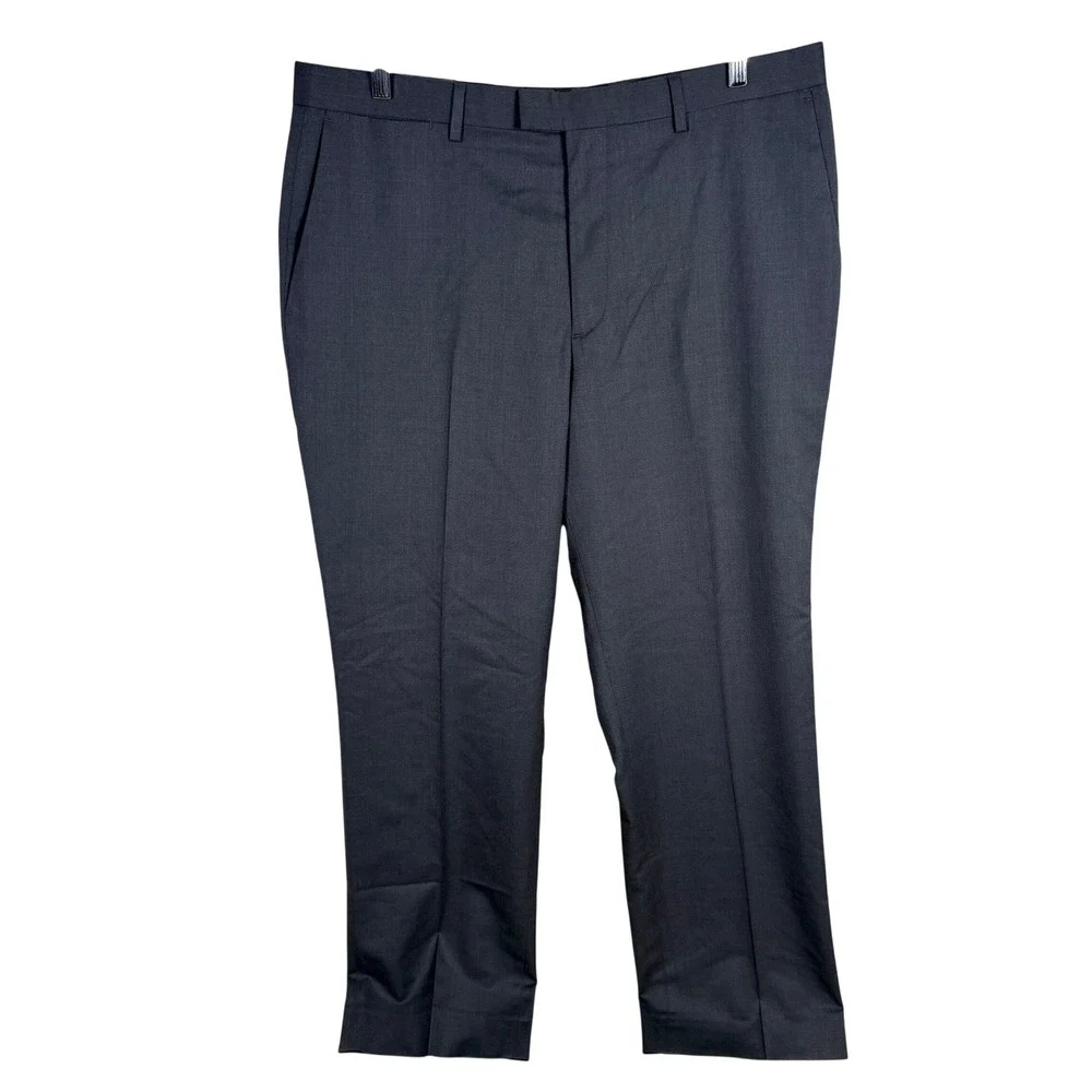 Banana Republic Marzotto Super 120s Wool Dress Pants Mens Actual 38x29 Gray $170